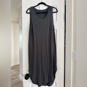 Aerie Relaxed Sleeveless Tank Dress - Charcoal